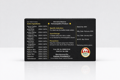 Moschus Tablets – Energy, Vitality & Male Wellness Support
